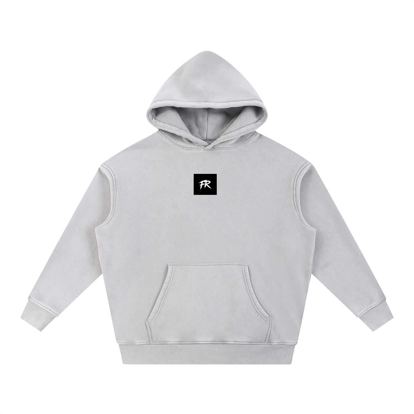 Snow Wash Fleece Oversize Hoodie
