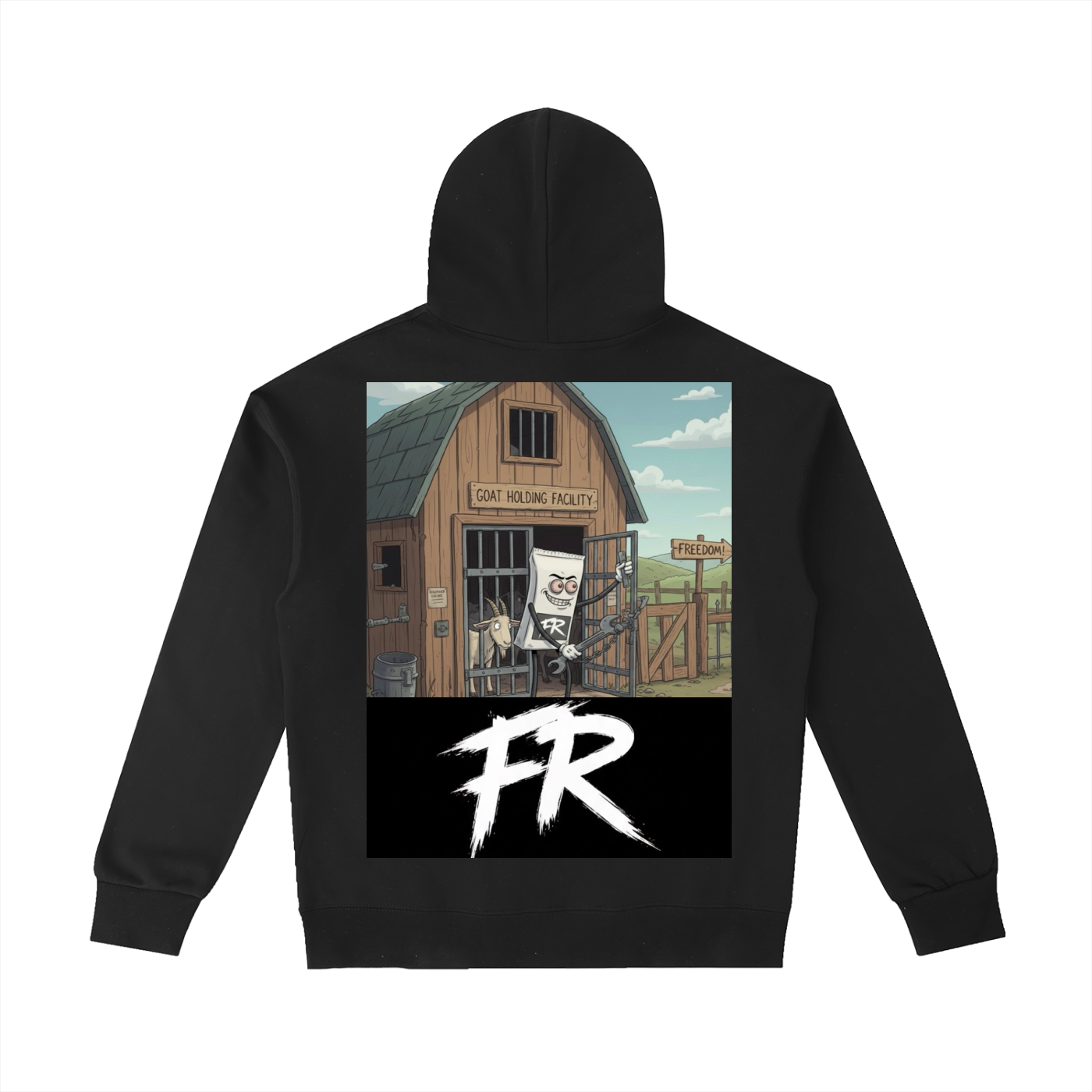 Goat Holding Facility Heavy Hoodie