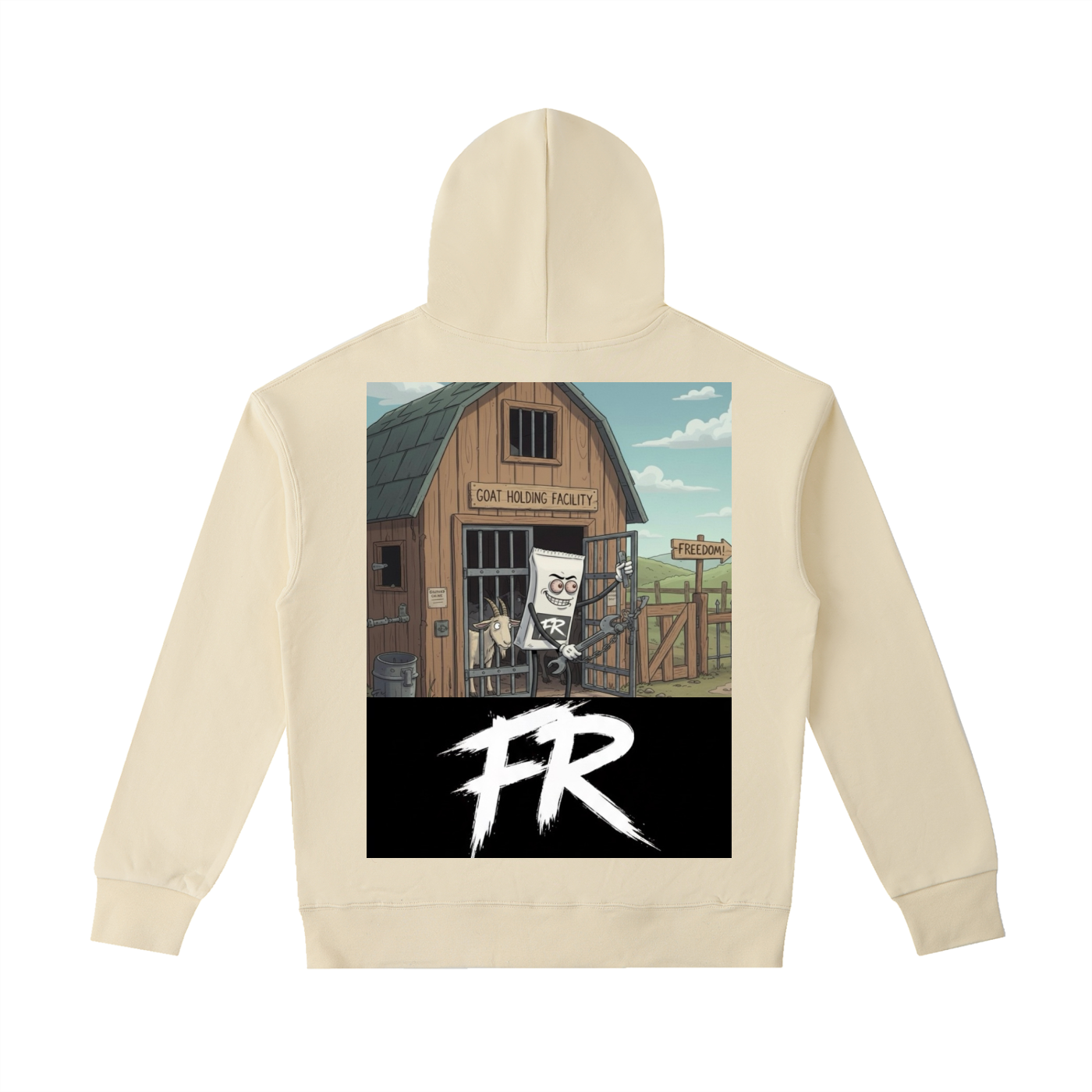Goat Holding Facility Heavy Hoodie