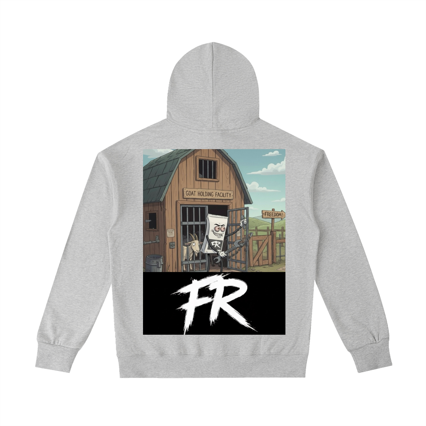 Goat Holding Facility Heavy Hoodie