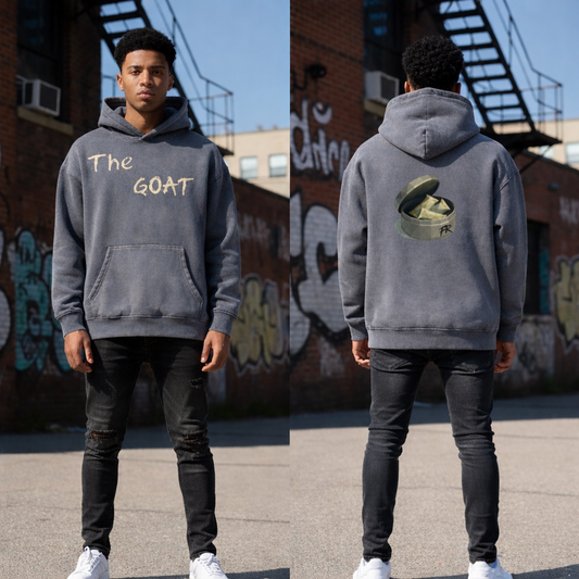 Snow Wash Fleece Oversize Hoodie