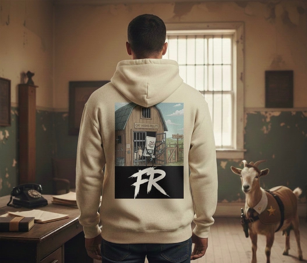 Goat Holding Facility Heavy Hoodie