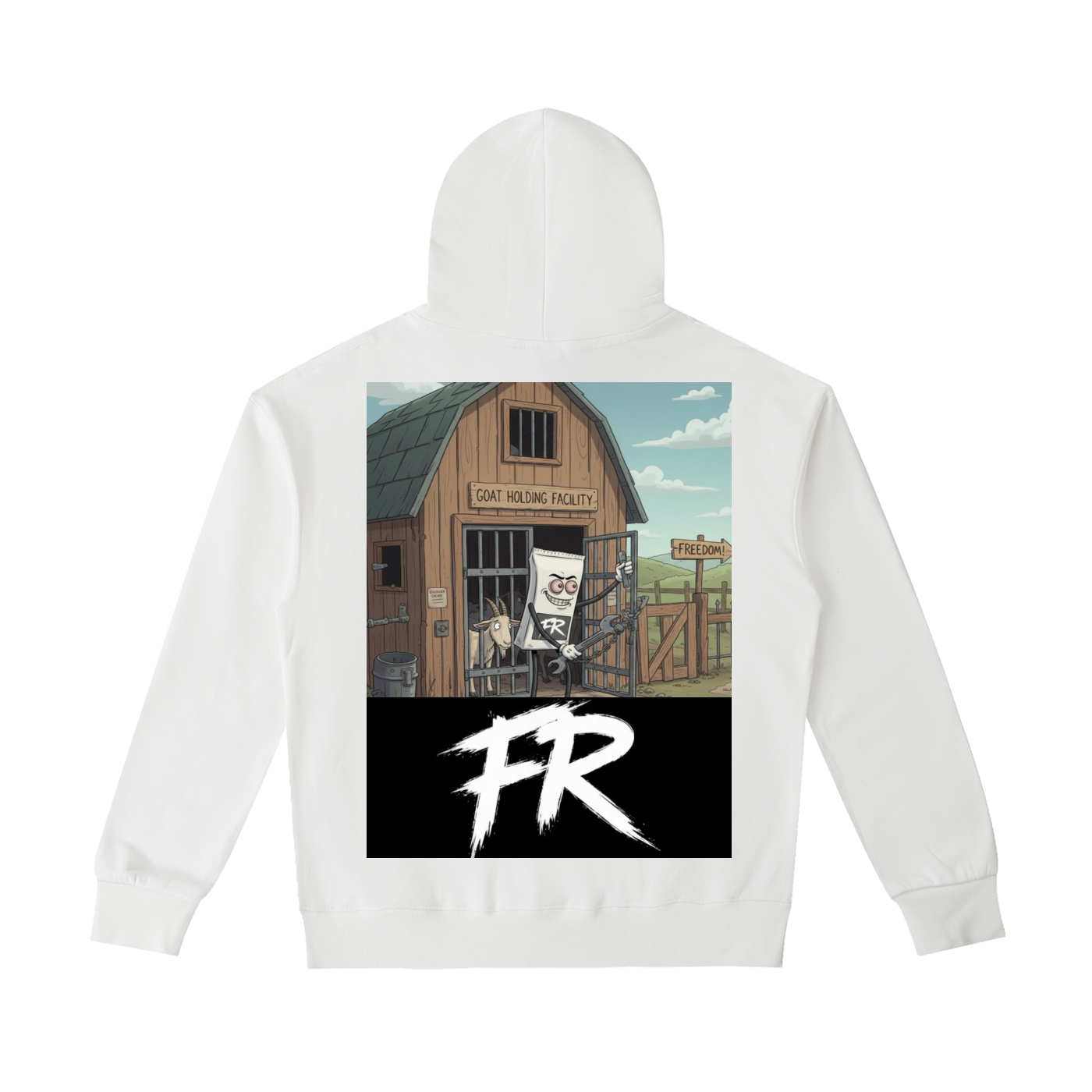 Goat Holding Facility Heavy Hoodie