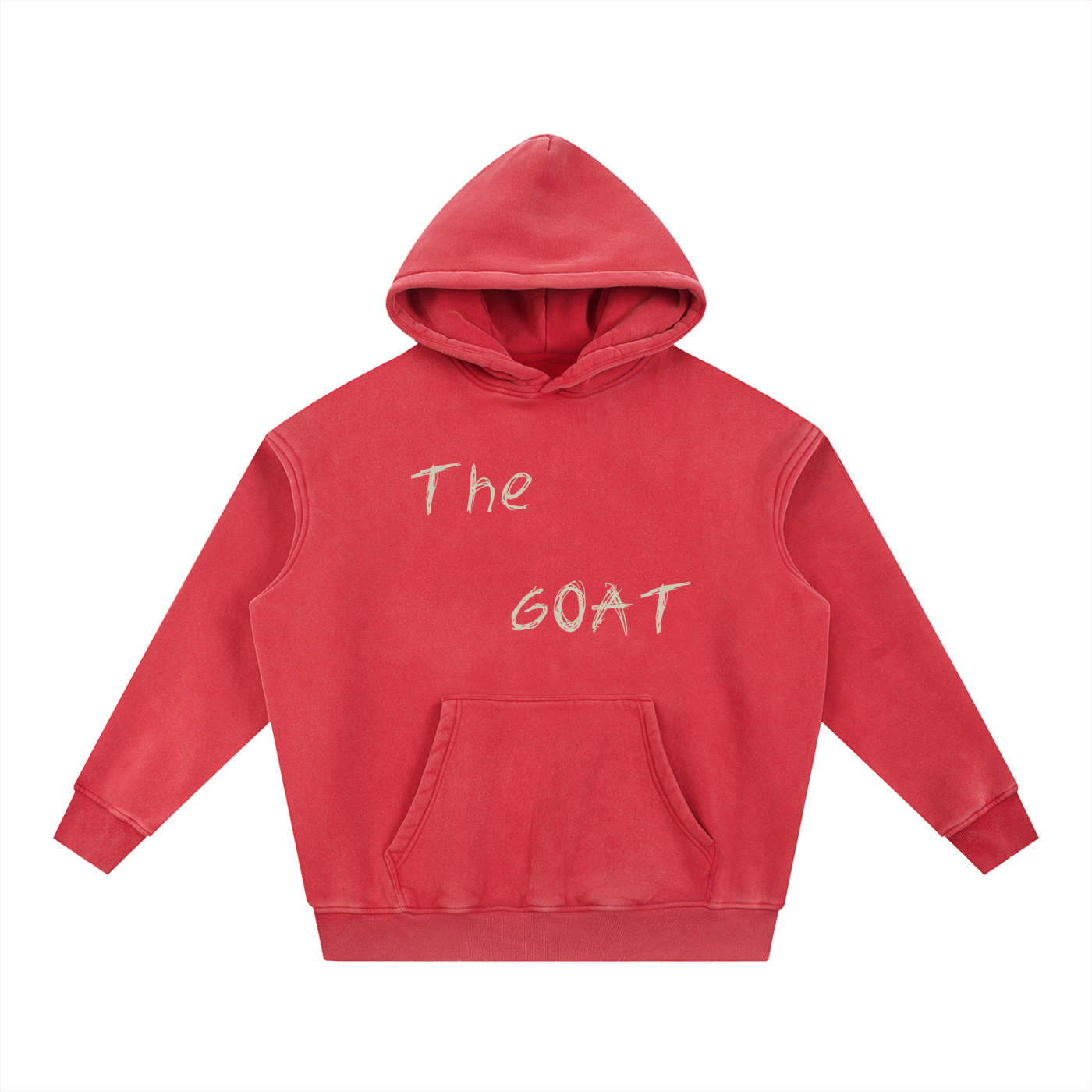Snow Wash Fleece Oversize Hoodie