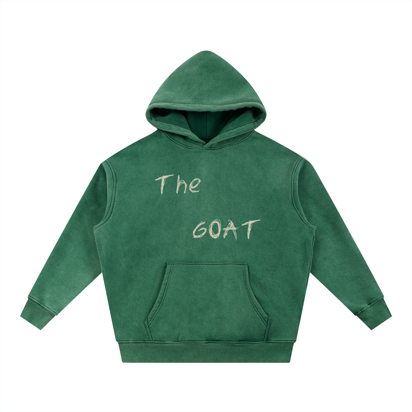 Snow Wash Fleece Oversize Hoodie